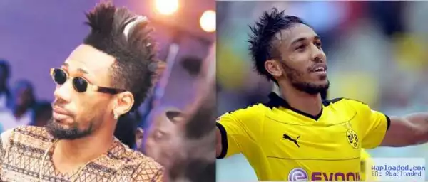 Phyno & Footballer Aubameyang Could Pass For Brothers, Nigerians React On Twitter